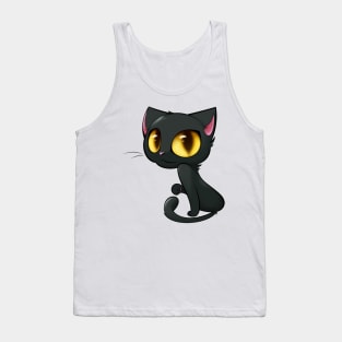 Cute Black Cat Tank Top